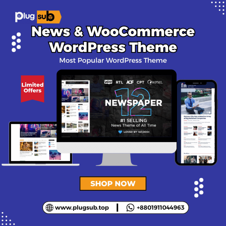 News & WooCommerce WordPress Theme